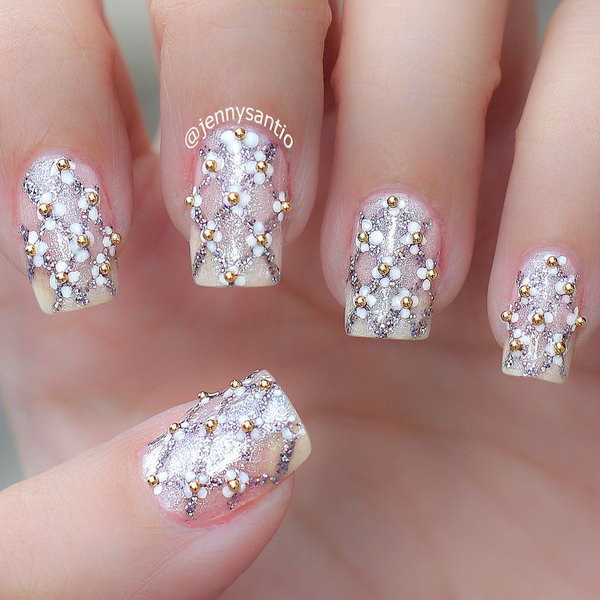 Gold Wedding Nails
 40 Amazing Bridal Wedding Nail Art for Your Special Day