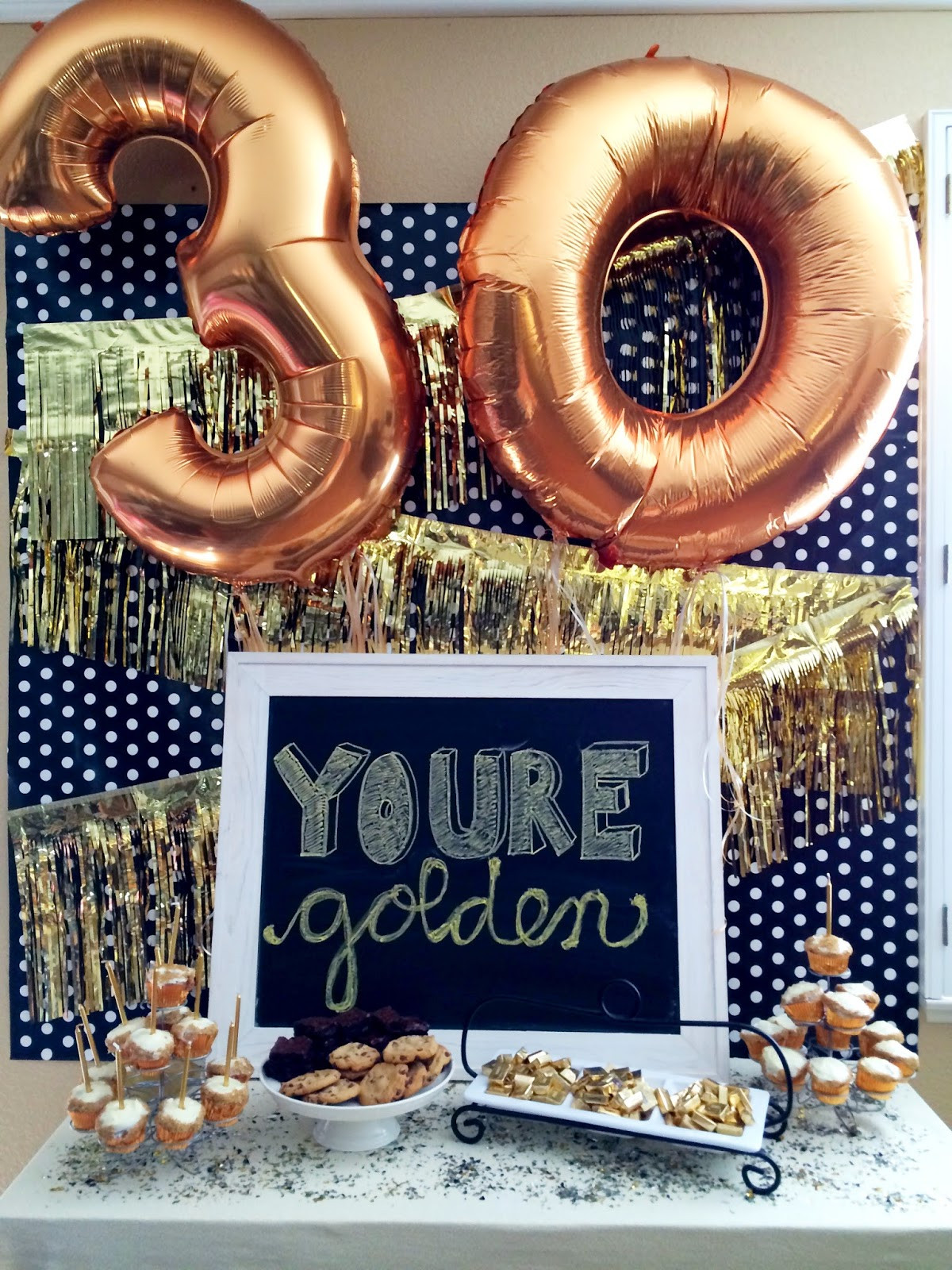 Golden Birthday Decorations
 7 Clever Themes for a Smashing 30th Birthday Party
