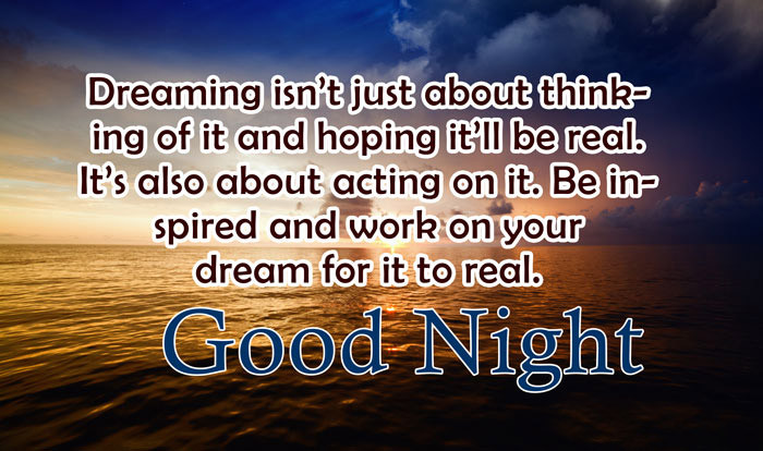 Good Night Inspirational Quotes
 Good Night Quotes Wishes and Messages for Friends