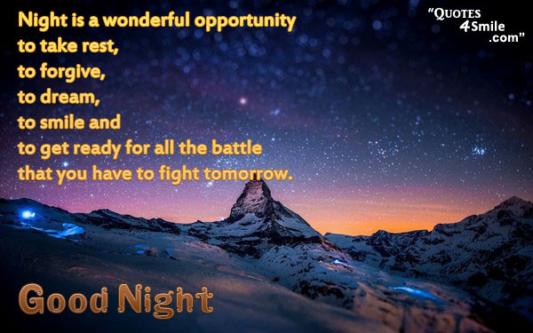 Good Night Inspirational Quotes
 Positive Quotes Good Night QuotesGram
