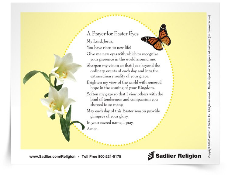 Grace For Easter Dinner
 12 Easter Resources To Use With Catholic Children