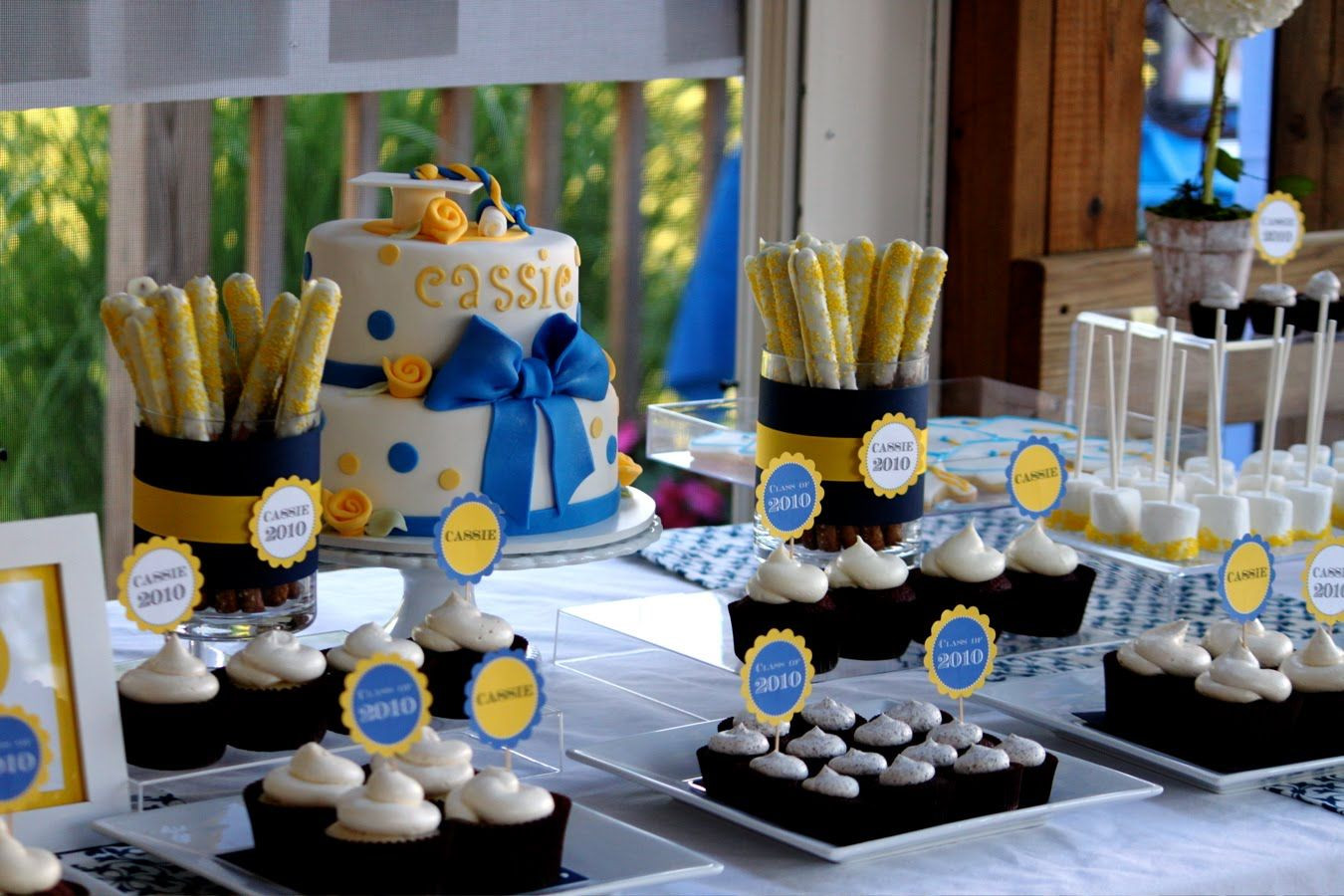 Graduation Party Set Up Ideas
 dessert table set up