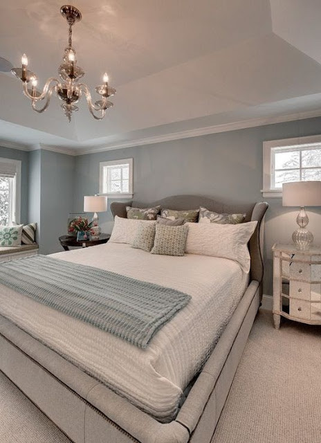Gray Paint For Bedroom
 Light Blue and Gray Color Schemes Inspiration for Our