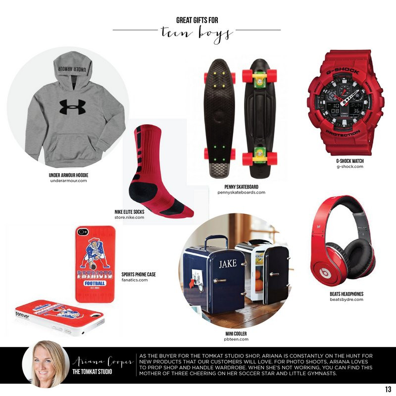 Great Gift Ideas For Teen Boys
 Great Gifts for Teen Boys TomKat Holiday Gift Guide