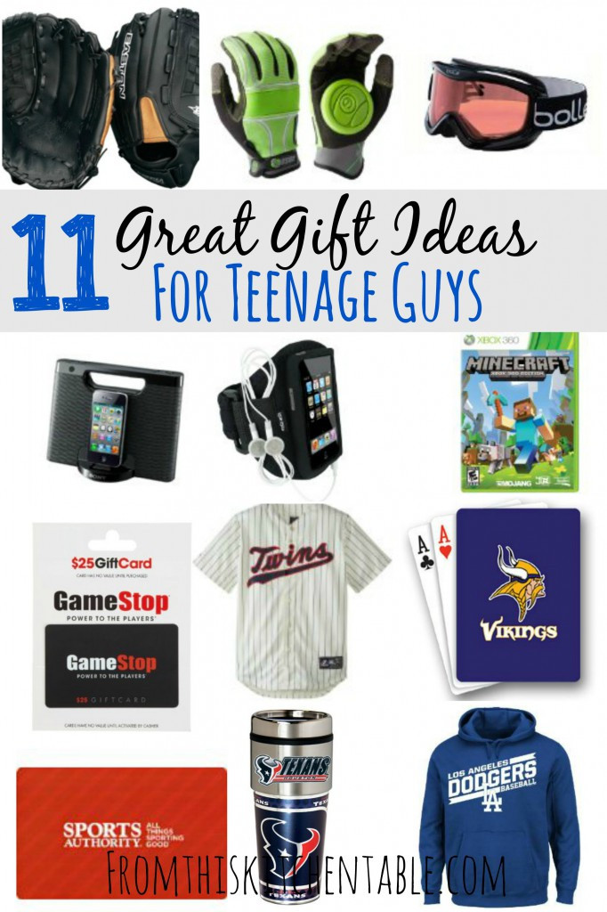 Great Gift Ideas For Teen Boys
 Gift Ideas for Teenage Boys From This Kitchen Table