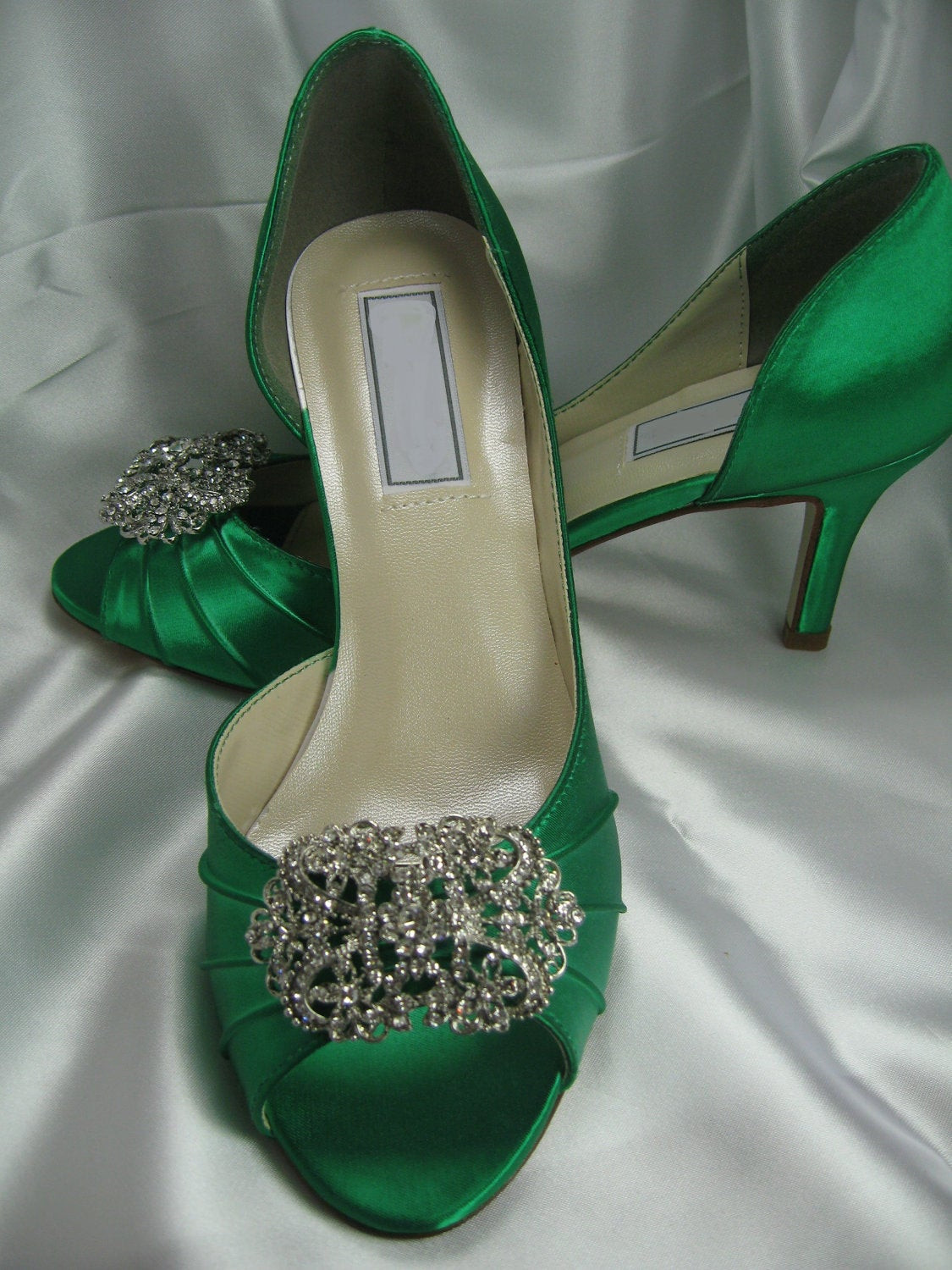Green Shoe Wedding
 Emerald Green Bridal Shoes Green Bridesmaid Shoes Green