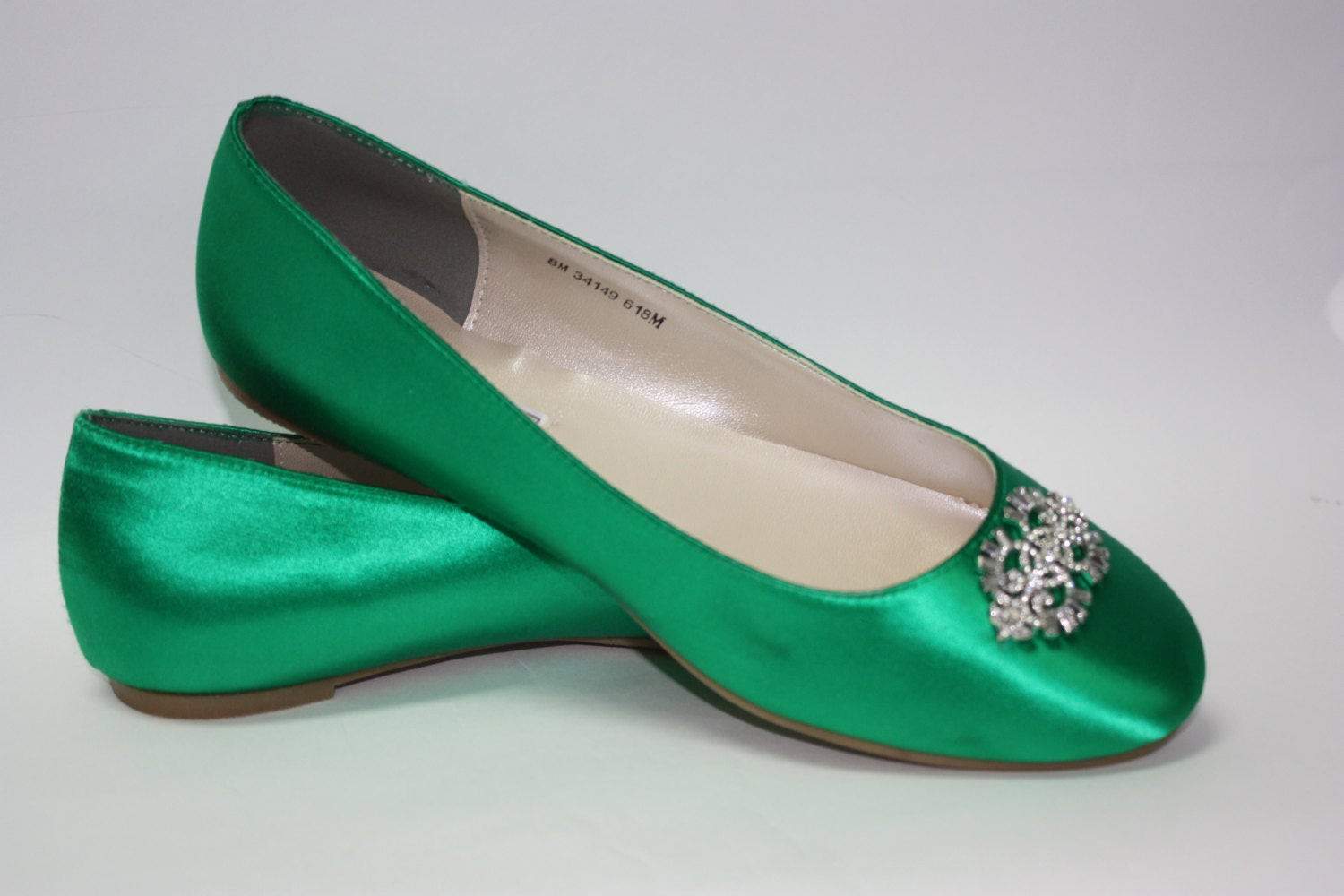 Green Shoe Wedding
 Wedding Shoes Emerald Green Flat Wedding Shoe Ballet