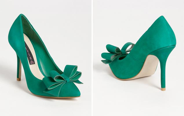 Green Shoe Wedding
 Emerald Green Wedding Shoes