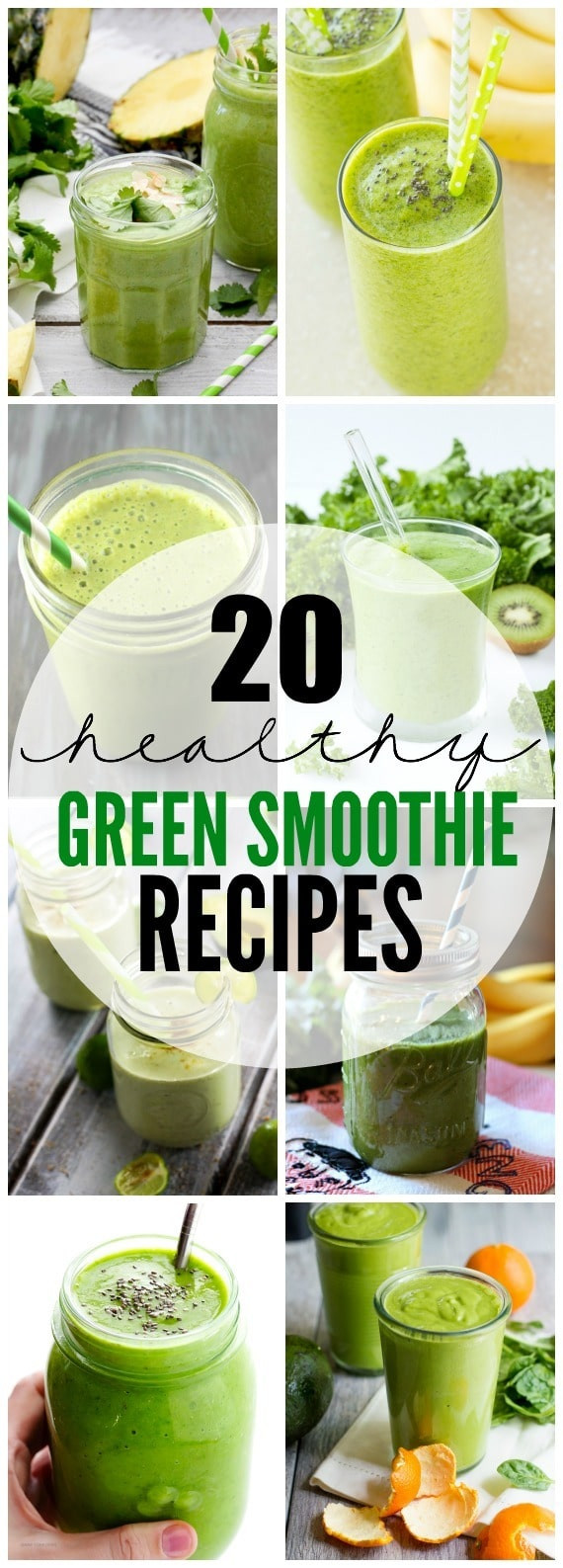 Green Smoothies Recipes
 20 Healthy Green Smoothie Recipes Yummy Healthy Easy