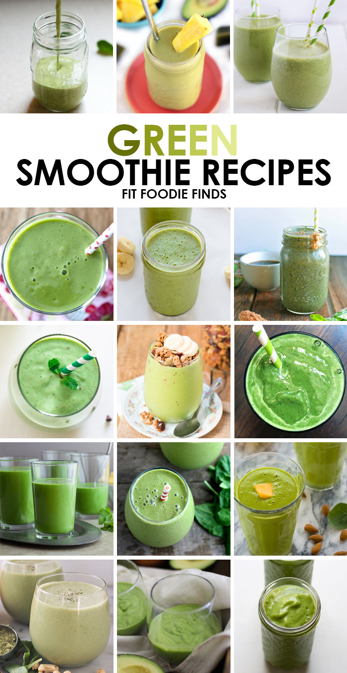 Green Smoothies Recipes
 The Best Green Smoothie Recipes Fit Foo Finds