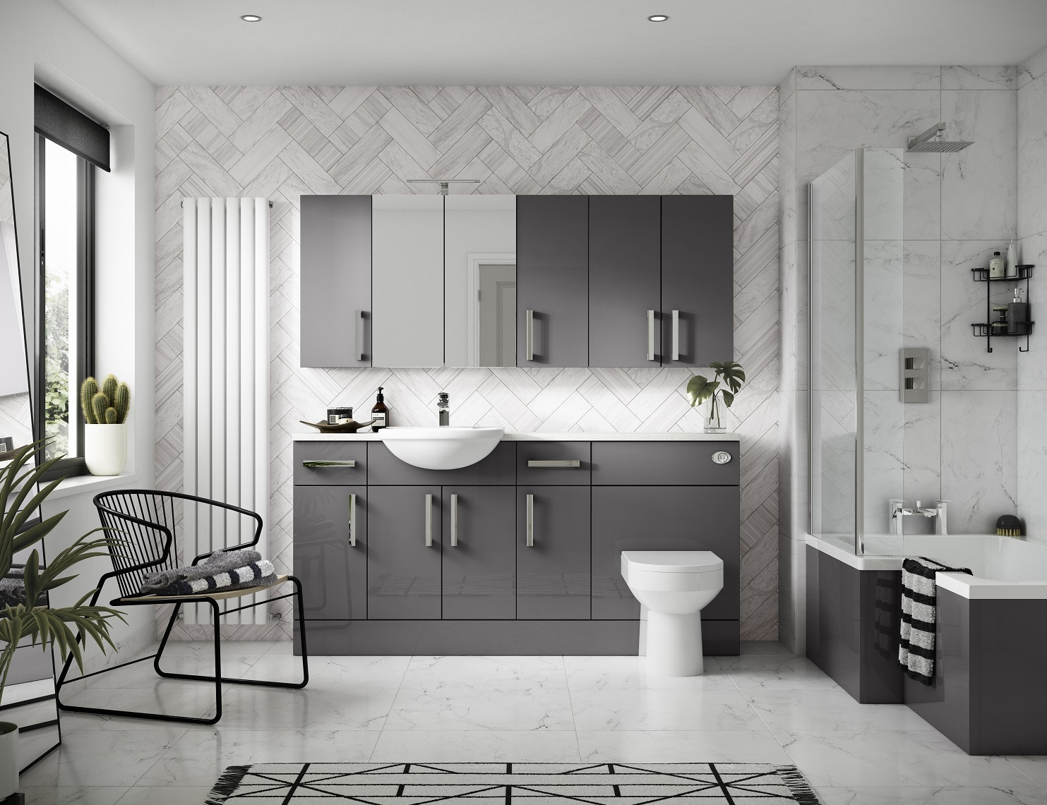 Grey Bathroom Designs
 Grey Bathroom Ideas for a Chic and Sophisticated Look