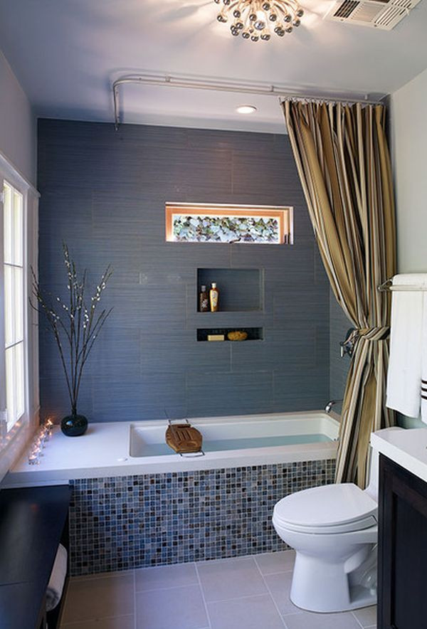 Grey Bathroom Designs
 Bathroom curtain ideas for all tastes and styles