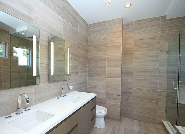 Grey Bathroom Designs
 Point Grey spec house Modern Bathroom vancouver by