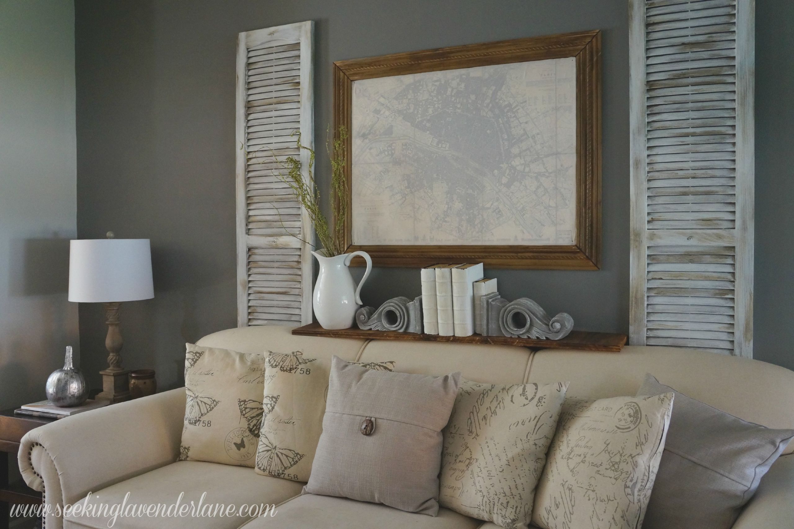 Grey Living Room Walls
 Dark Gray Accent Wall Seeking Lavendar Lane