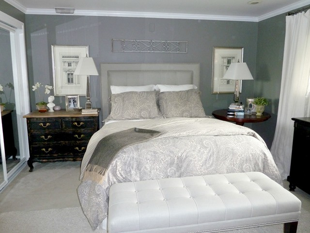 Grey Master Bedroom
 Give & Take A Gray Master Bedroom Emily A Clark