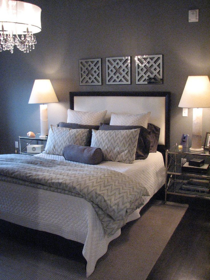 Grey Master Bedroom
 Master Bedroom Design Idea in Franklin TN