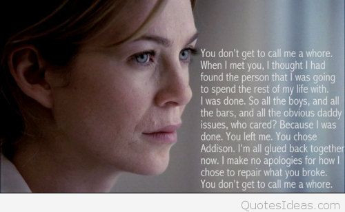 Grey'S Anatomy Romantic Quotes
 cute words Grey s Anatomy