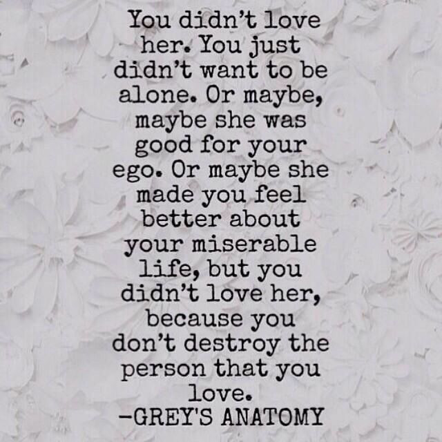 Grey'S Anatomy Romantic Quotes
 Greys Anatomy I Love You Quotes QuotesGram
