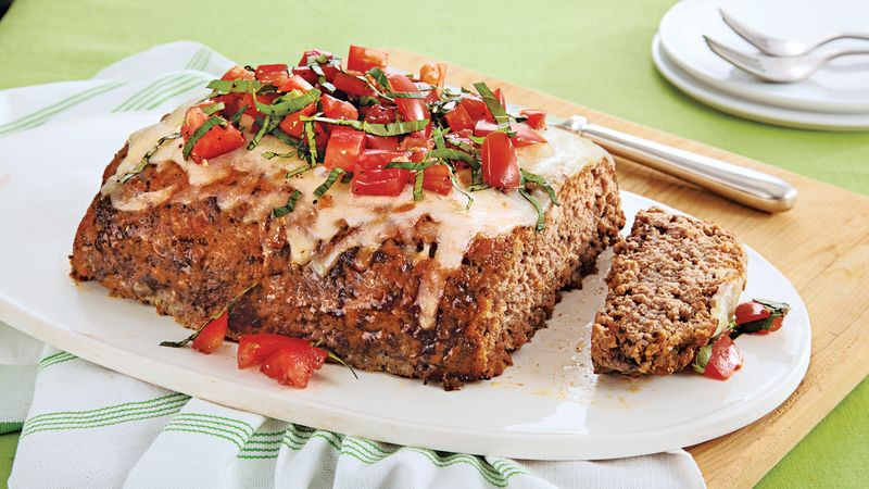 Ground Beef And Pork Meatloaf
 Tomato Basil Meatloaf Recipe Pillsbury