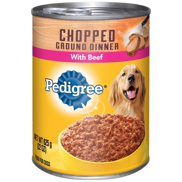 Ground Beef For Dogs
 Pedigree Chopped Ground Dinner with Beef Wet Dog Food from