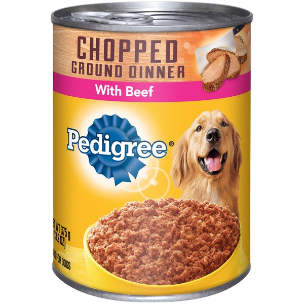Ground Beef For Dogs
 Pedigree Meaty Ground Dinner with Chopped Beef Wet Dog