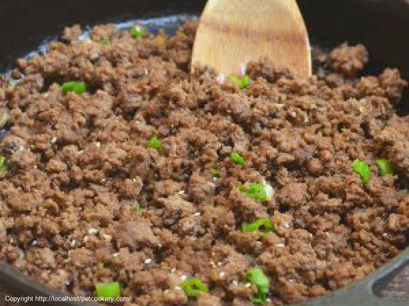 Ground Beef For Dogs
 Recipe Homemade ground beef dog food