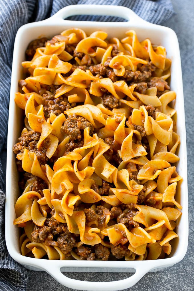Ground Beef Noodle Recipe
 Beef Noodle Casserole Dinner at the Zoo