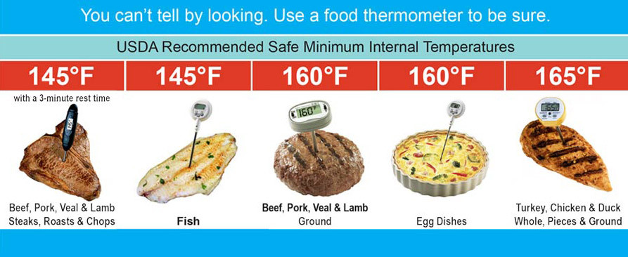 Ground Turkey Internal Temp
 Four Steps of Food Safety Clean Separate Cook and Chill