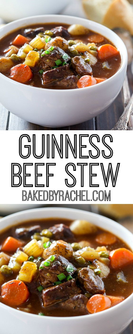 Guinness Stew Slow Cooker
 Baked by Rachel Slow Cooker Guinness Beef Stew