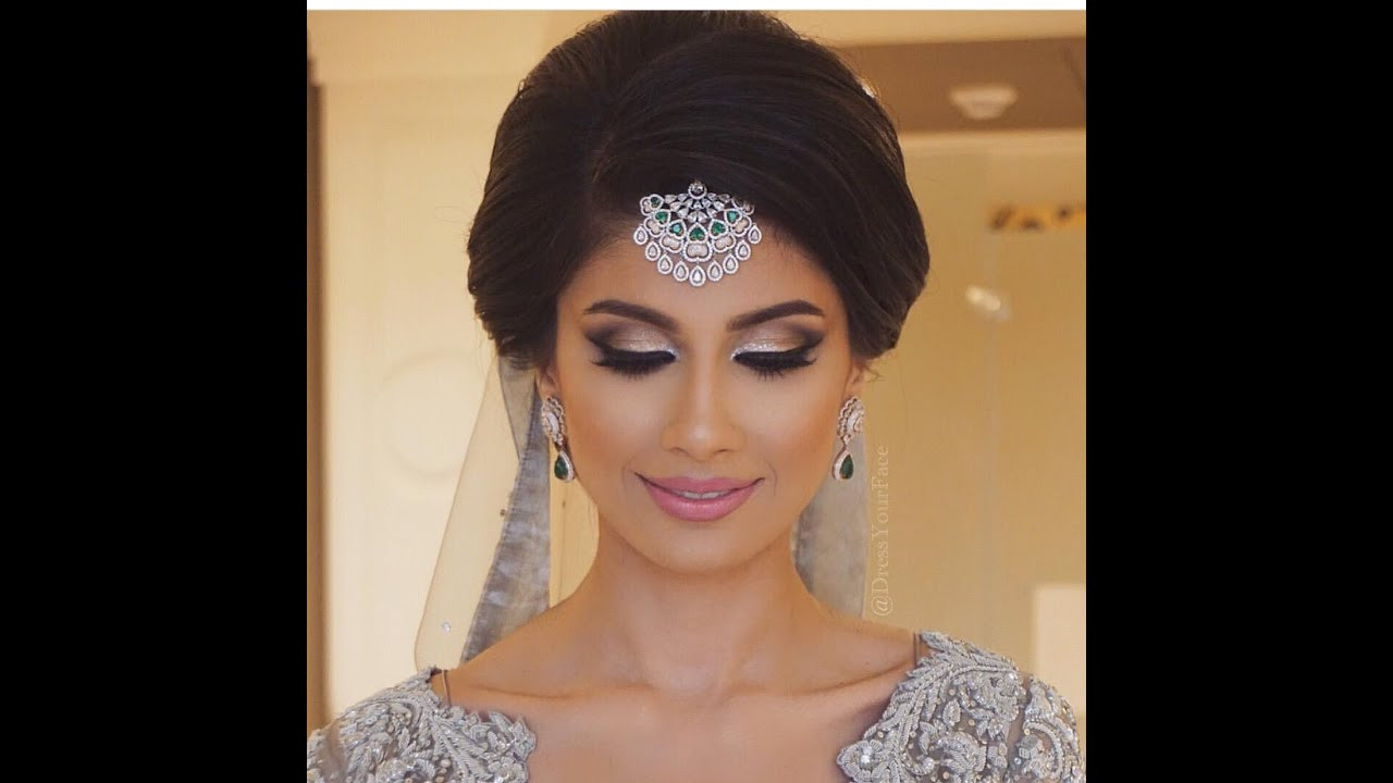Hairstyle For Indian Wedding
 classic indian bridal updo