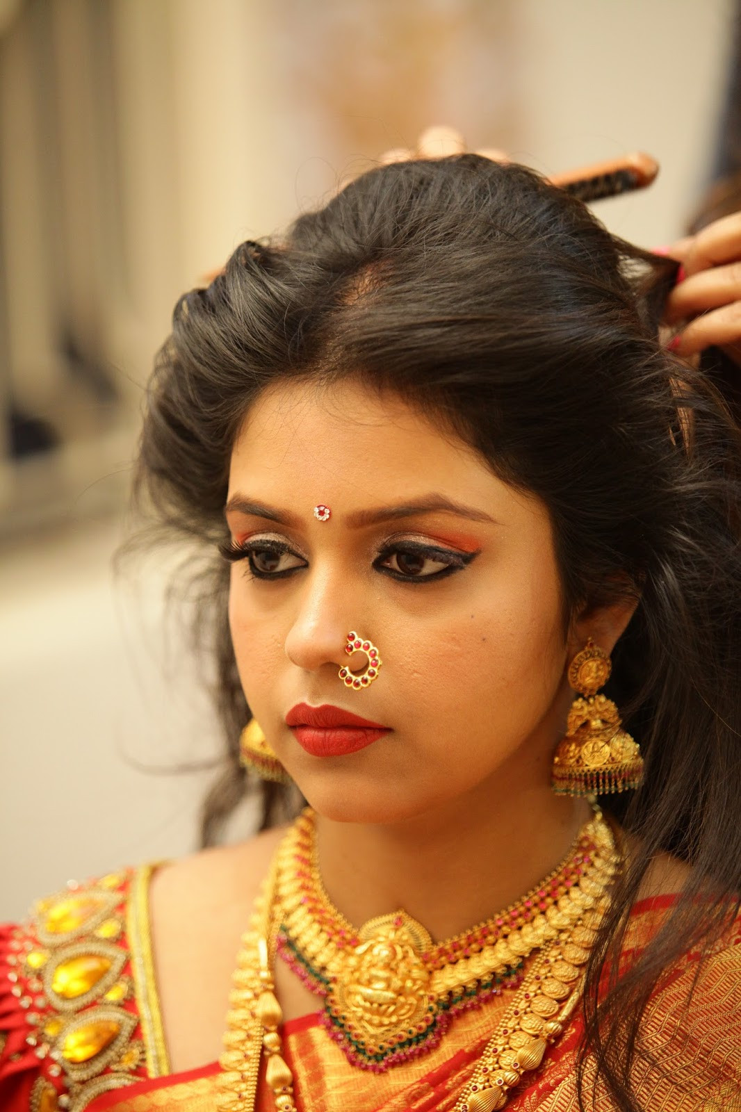 Hairstyle For Indian Wedding
 South Indian Wedding