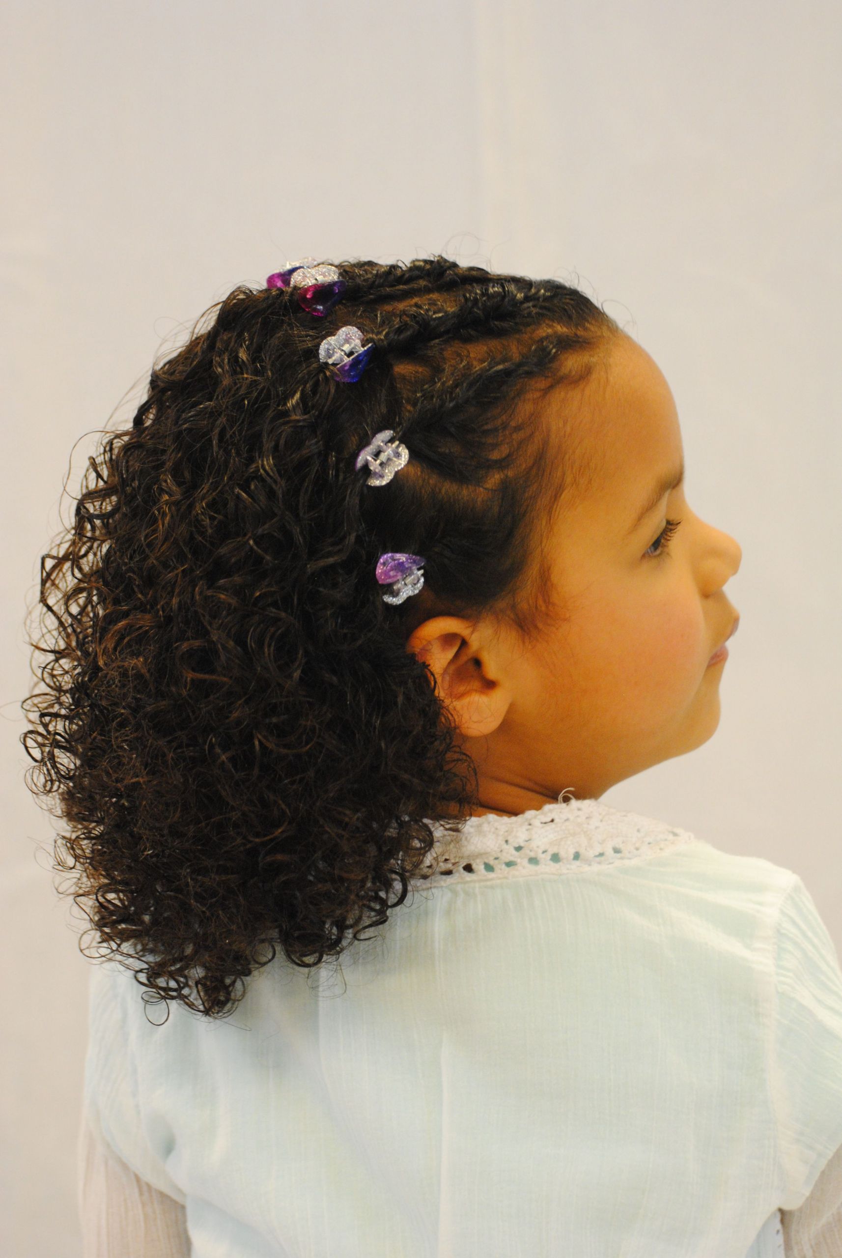 Hairstyles For Little Girls With Curly Hair
 Styling for little girls with very curly hair