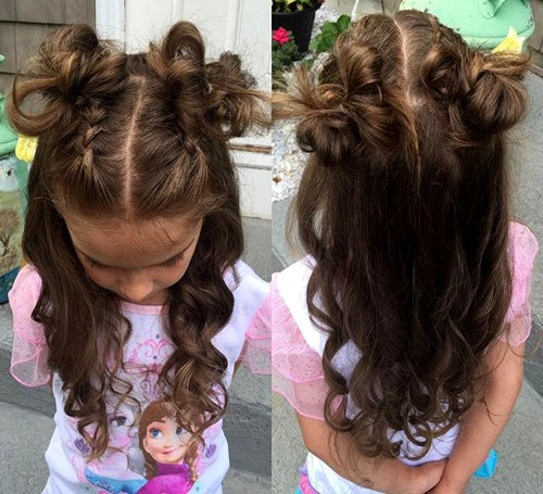 Hairstyles For Little Girls With Curly Hair
 40 Cool Hairstyles for Little Girls on Any Occasion