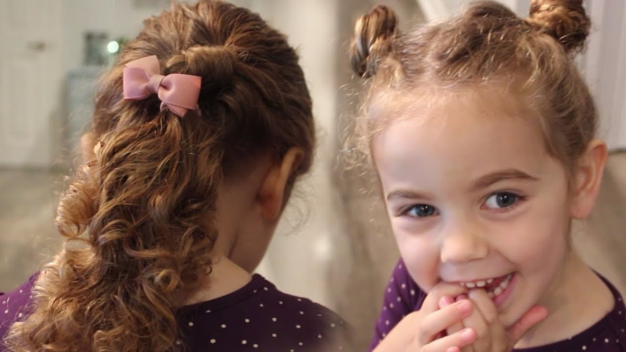 Hairstyles For Little Girls With Curly Hair
 Easy Hairstyles for little Girls with curly hair