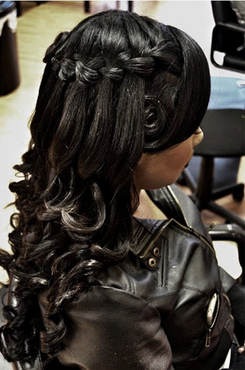 Hairstyles For Weddings Long Hair Half Up
 50 Superb Black Wedding Hairstyles