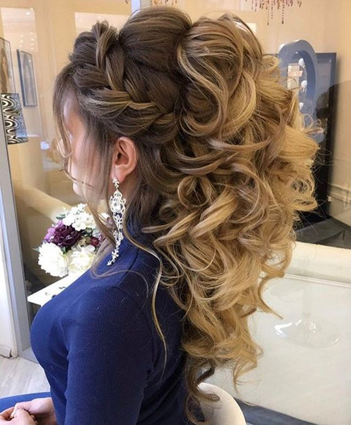 Half Up Curly Wedding Hairstyles
 Wedding Hairstyles 2017 Get A Beautiful Look Big Day