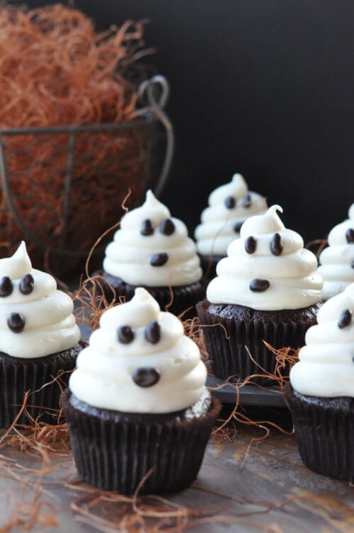 Halloween Cupcakes Pinterest
 Halloween Ghost Cupcakes on Carrot Cake Recipe Everyday