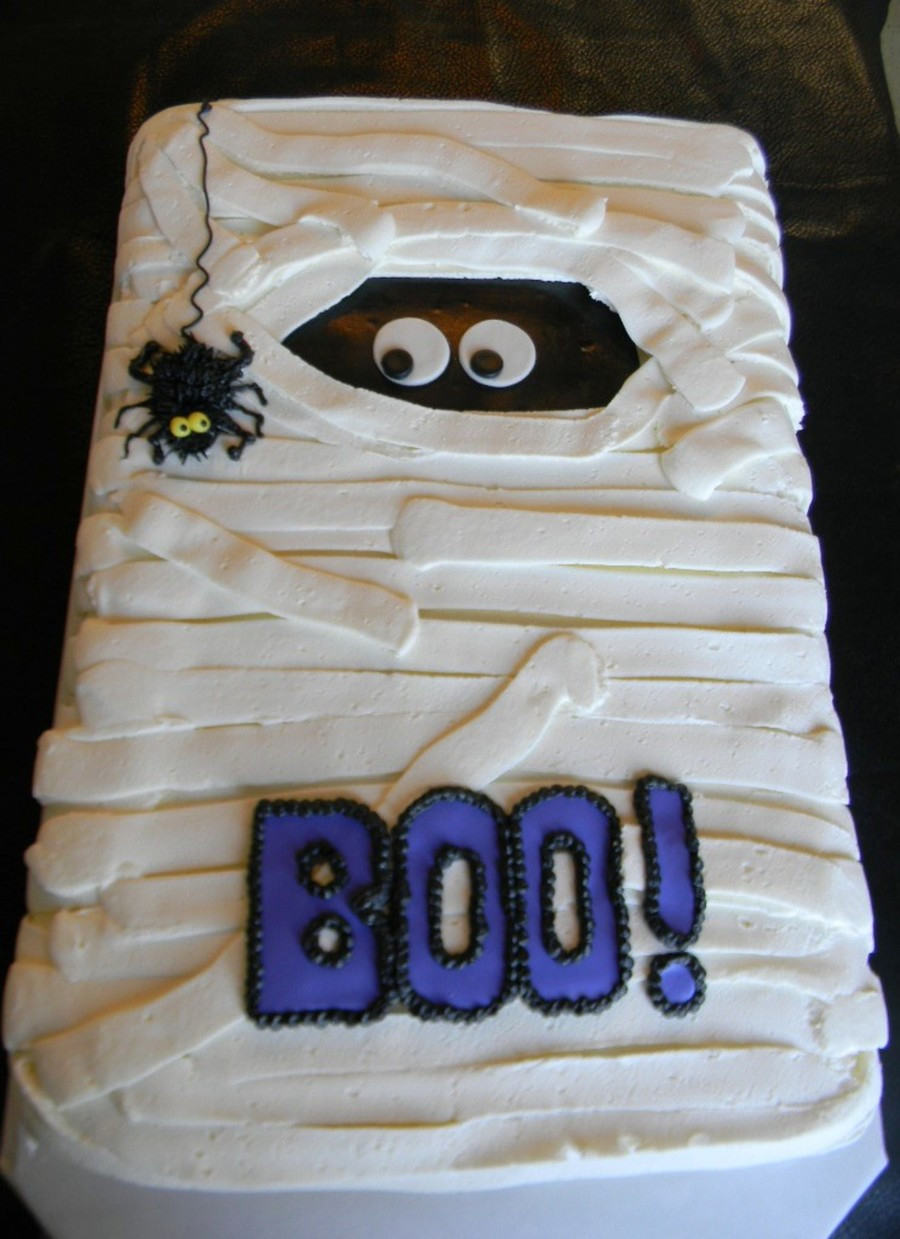 Halloween Sheet Cake
 Just Dropped By To See My Mummy CakeCentral