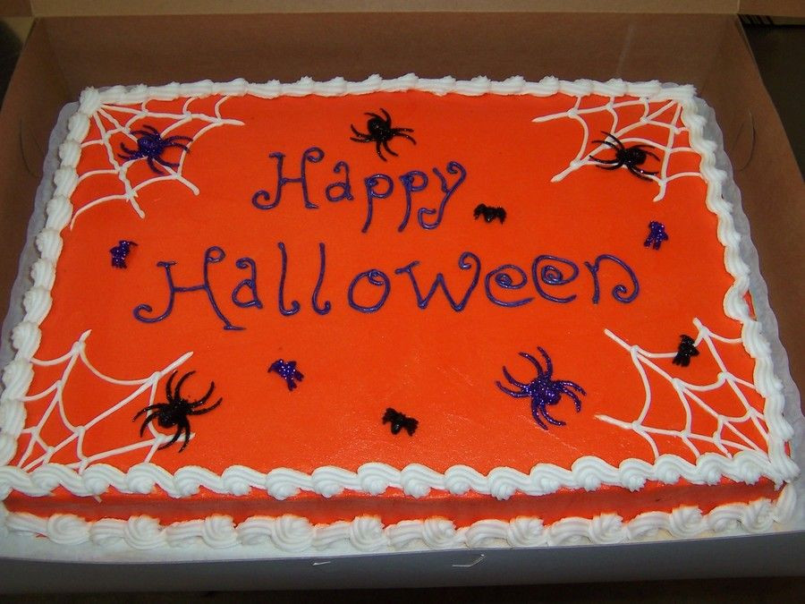 Halloween Sheet Cake
 Halloween Sheet Cake on Cake Central
