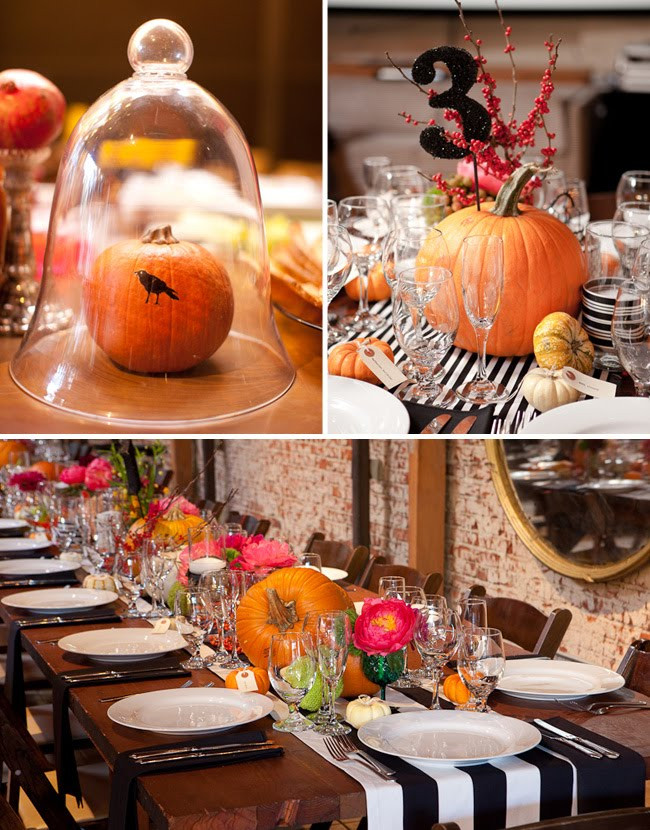 Halloween Table Decorations
 Substance of Living Halloween Party Table Decorating Ideas