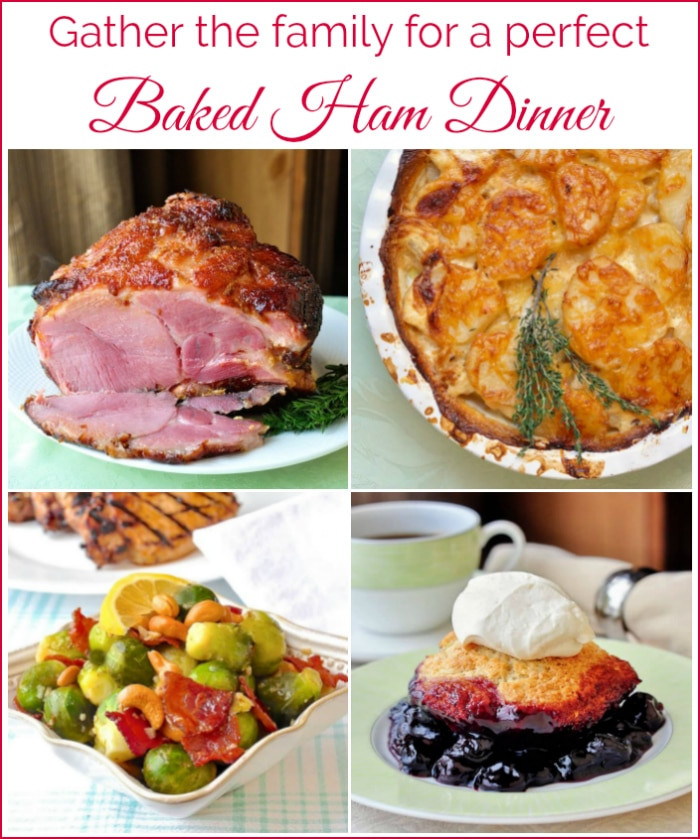 Ham Dinner Recipes
 Baked Ham Dinner A full fort food menu including a