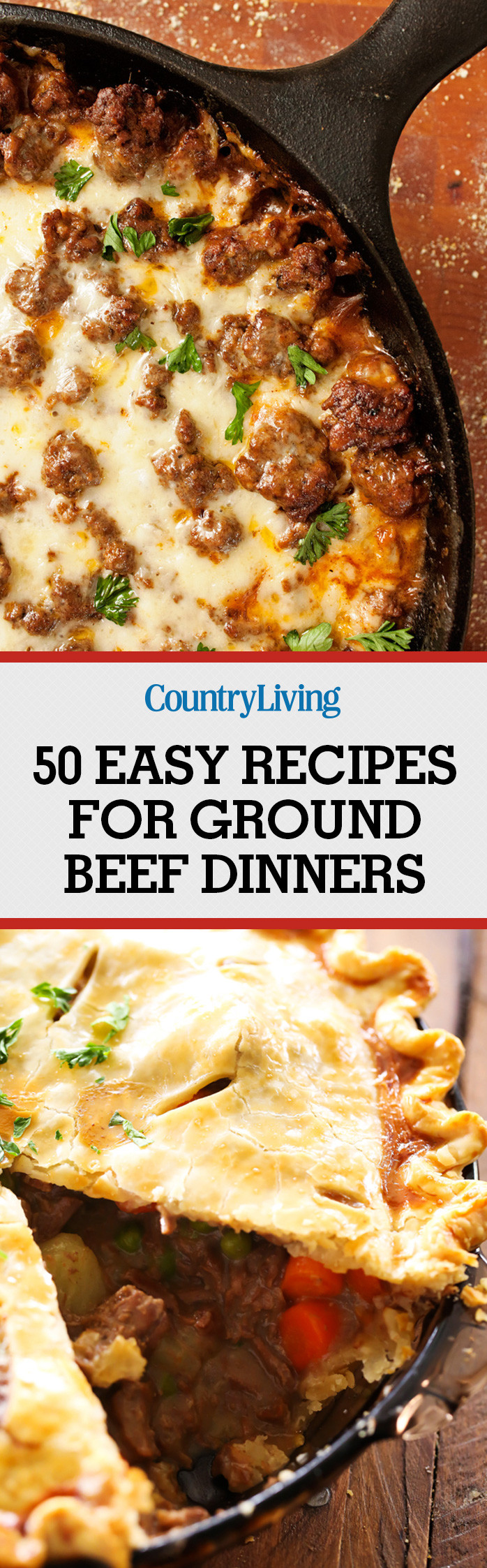 Hamburger Dinner Ideas
 50 Best Ground Beef Recipes Dinner Ideas With Ground Beef