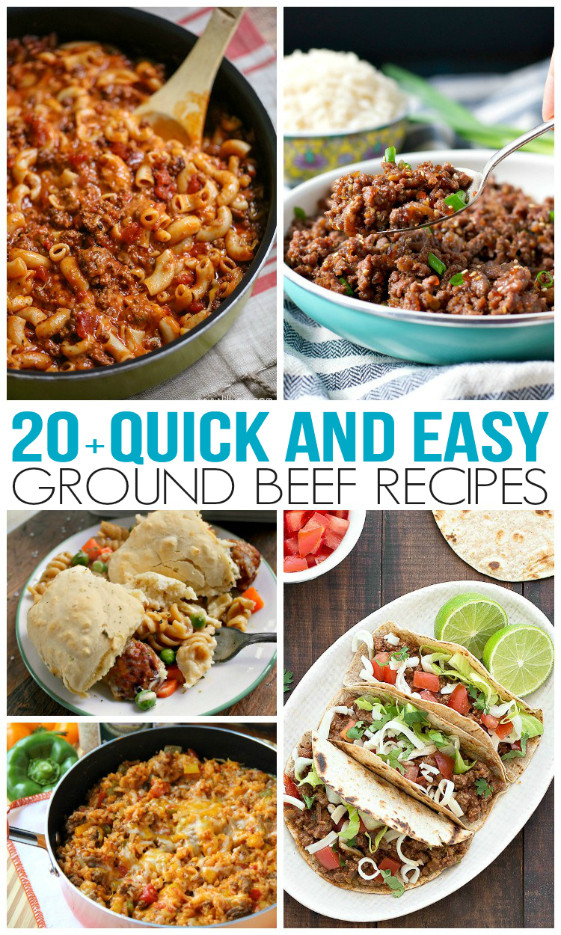 Hamburger Dinner Ideas
 Quick and Easy Ground Beef Recipes Family Fresh Meals
