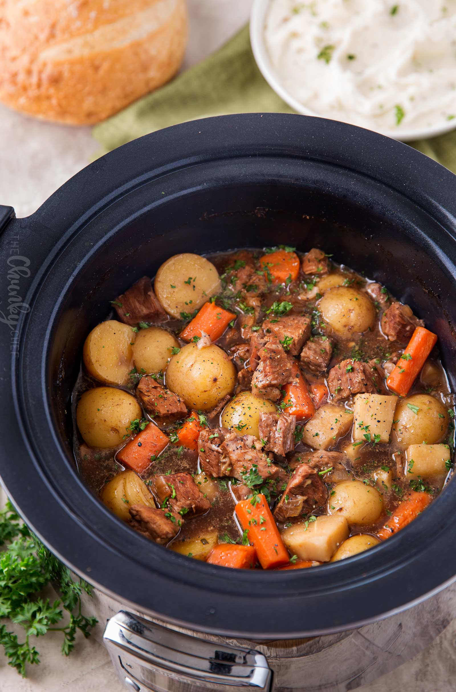 Hamburger Stew Slow Cooker
 Beer and Horseradish Slow Cooker Beef Stew The Chunky Chef