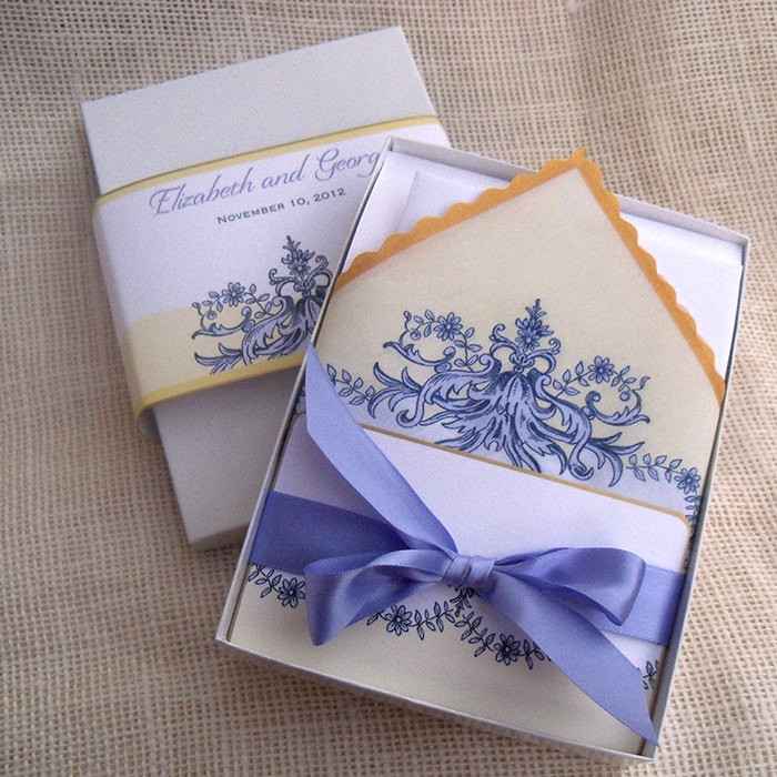 Handkerchief Wedding Invitations
 Elegant Wedding Invitation Handkerchief Wedding Invitations