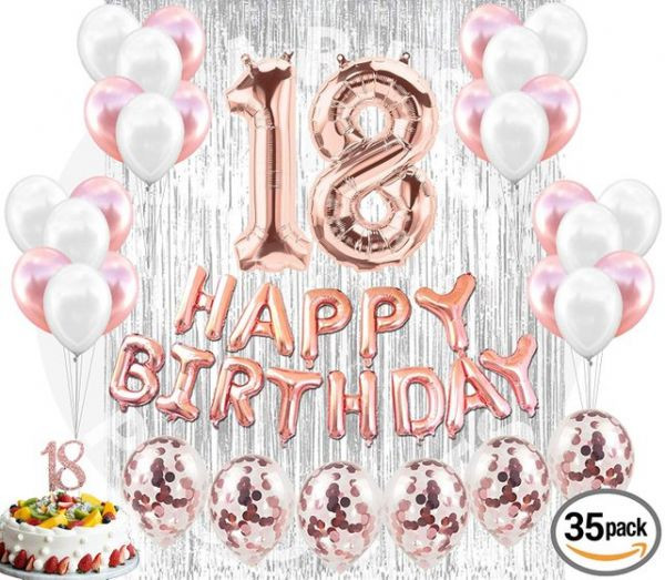 Happy 18th Birthday Decorations
 18th Birthday Decorations Birthday Party Supplies 18 Cake