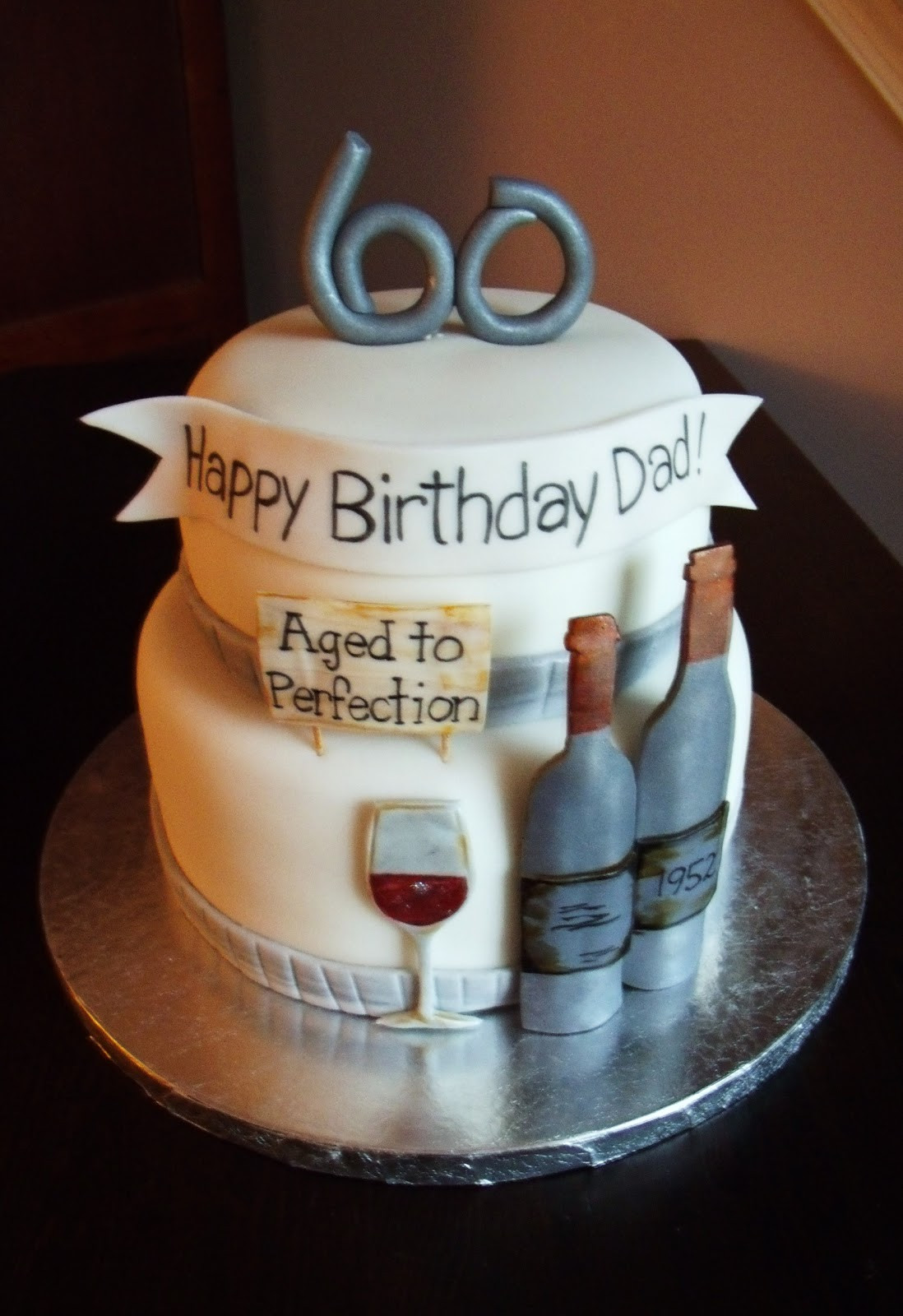 Happy Birthday Cake For A Man
 Frog prince 60th wine Birthday Cake