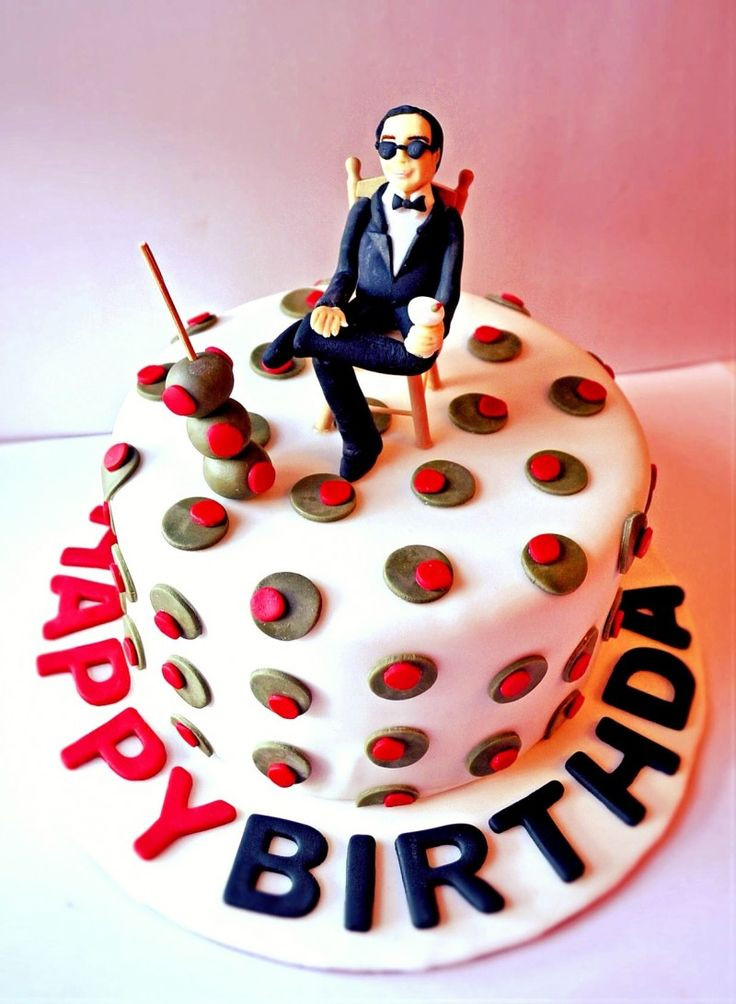 Happy Birthday Cake For A Man
 Mad Men cake mid century modern cake mad men birthday