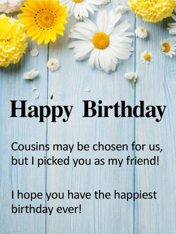 Happy Birthday Cousin Images And Quotes
 Happy Birthday Cousin Quotes Wishes and