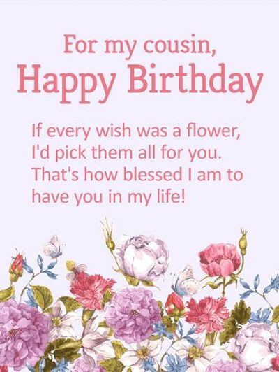 Happy Birthday Cousin Images And Quotes
 Happy Birthday Cousin Quotes and